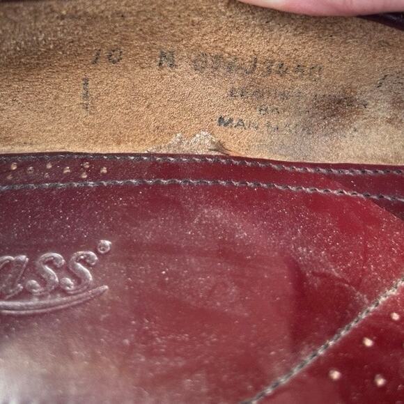 Vintage GH Bass Men's Kiltie Tassel Loafers Walnut Brown  10 N Preppy Academic - Picture 9 of 9